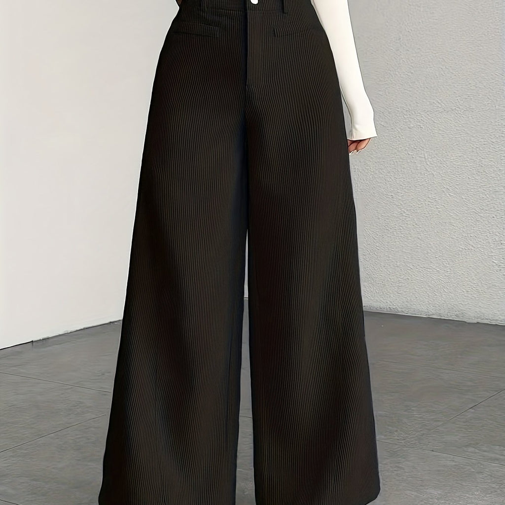 Kimberly | High-Waisted Wide-Leg Trousers