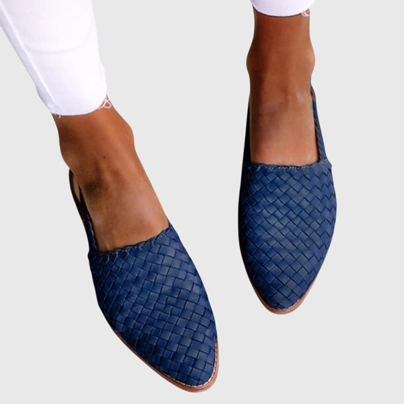 Maeve | Woven Pointed-Toe Flats Image