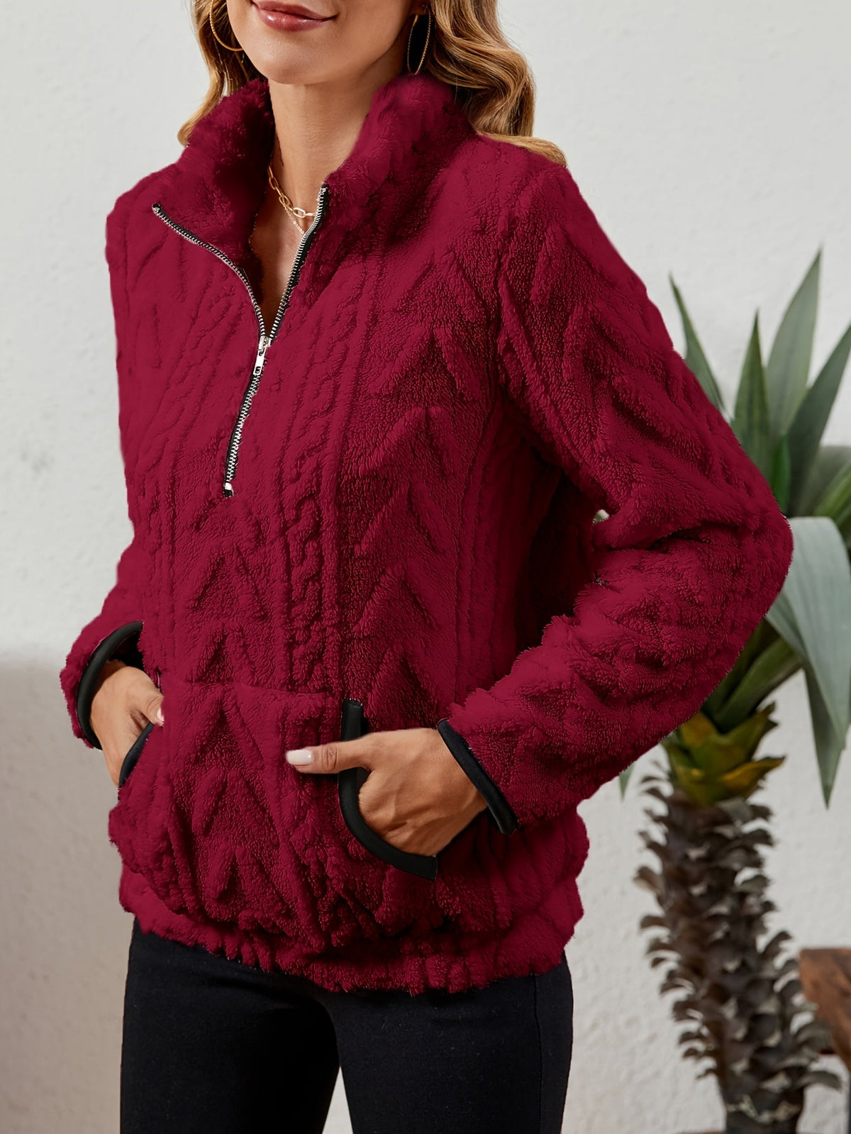 Delilah | Cozy Half-Zip Pullover Image