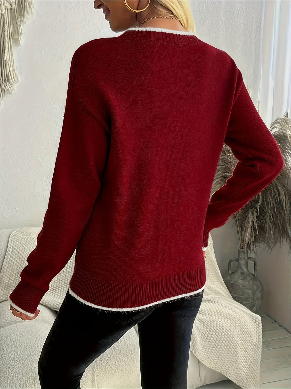 Holly | Snowflake Crewneck Sweater Image