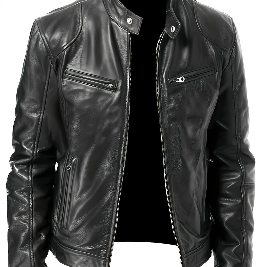 Bryson | Stand-Collar Moto Jacket