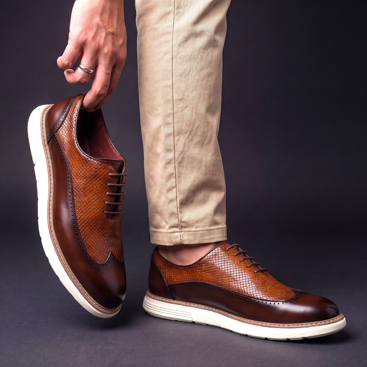 Hudson | Modern Wingtip Oxfords Image