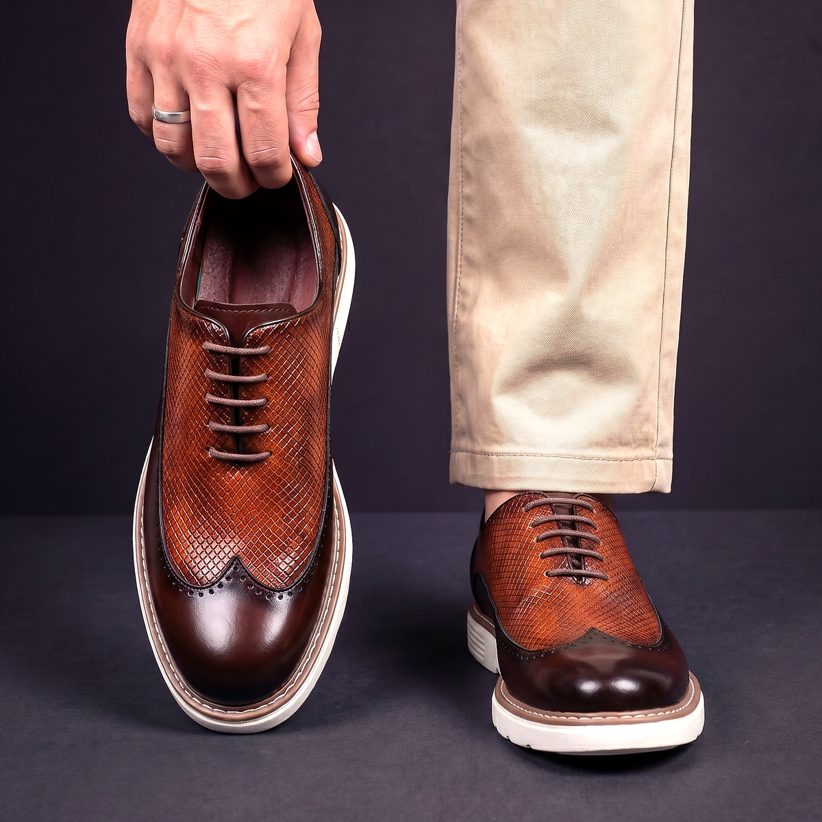 Hudson | Modern Wingtip Oxfords Image
