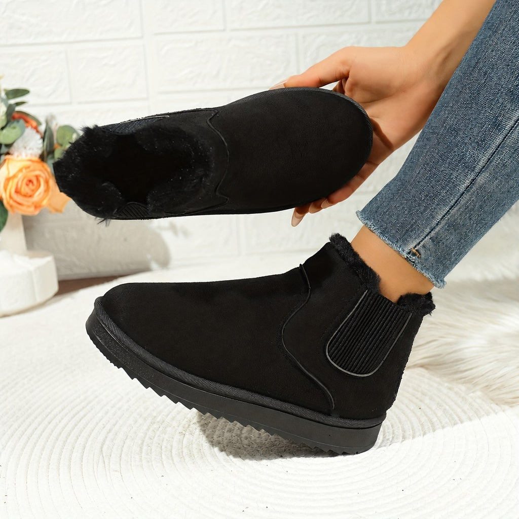 Adrienne | Cozy Platform Ankle Boots