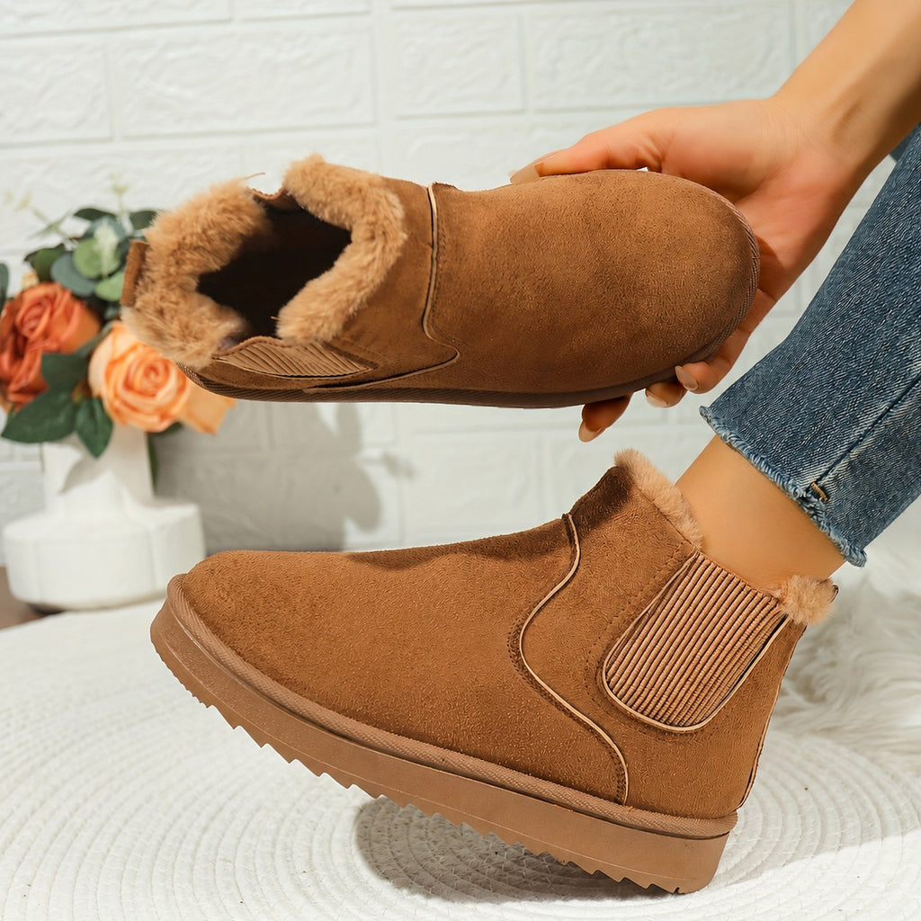 Adrienne | Cozy Platform Ankle Boots