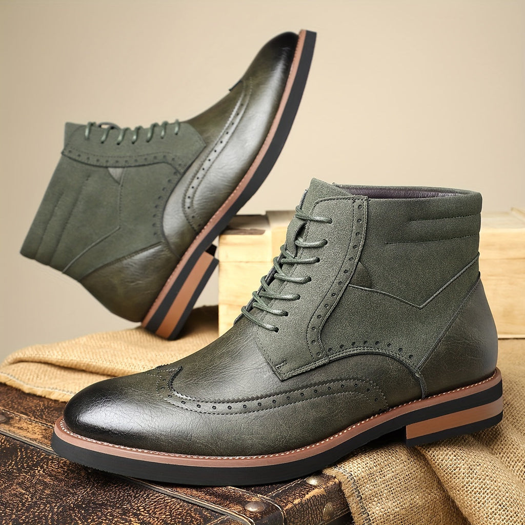 Roland | Classic Wingtip Ankle Boots