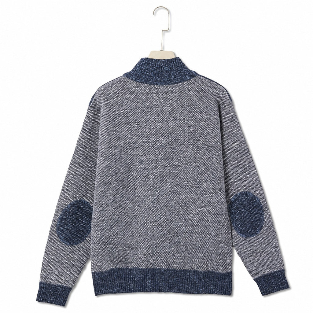 Declan | Textured Zip-Up Cardigan