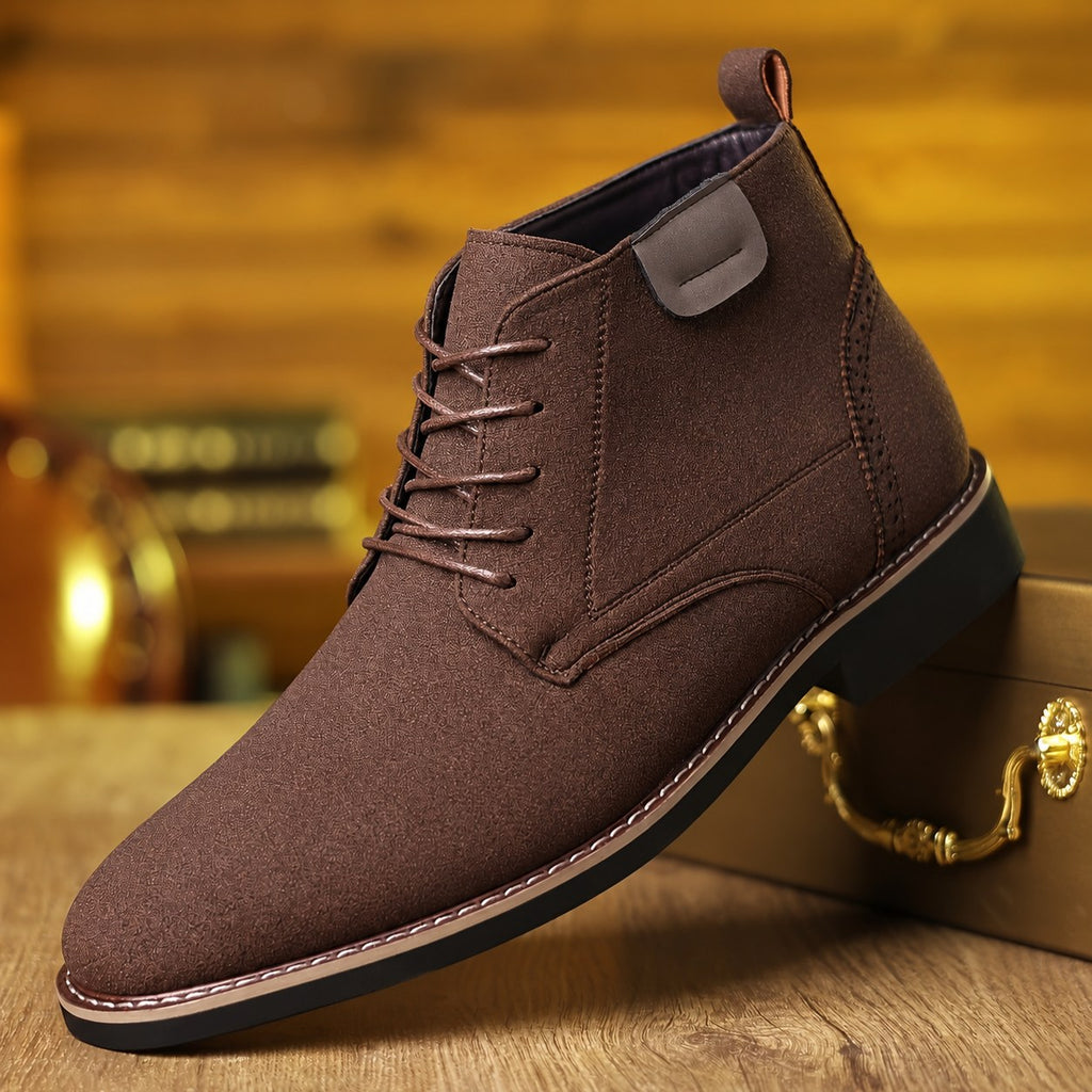 Alden | Refined Lace-Up Ankle Boots