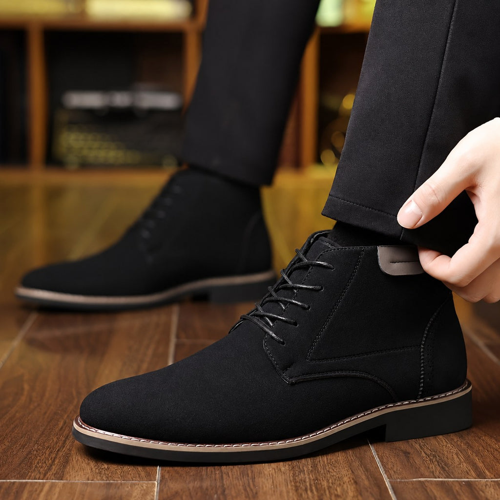Alden | Refined Lace-Up Ankle Boots