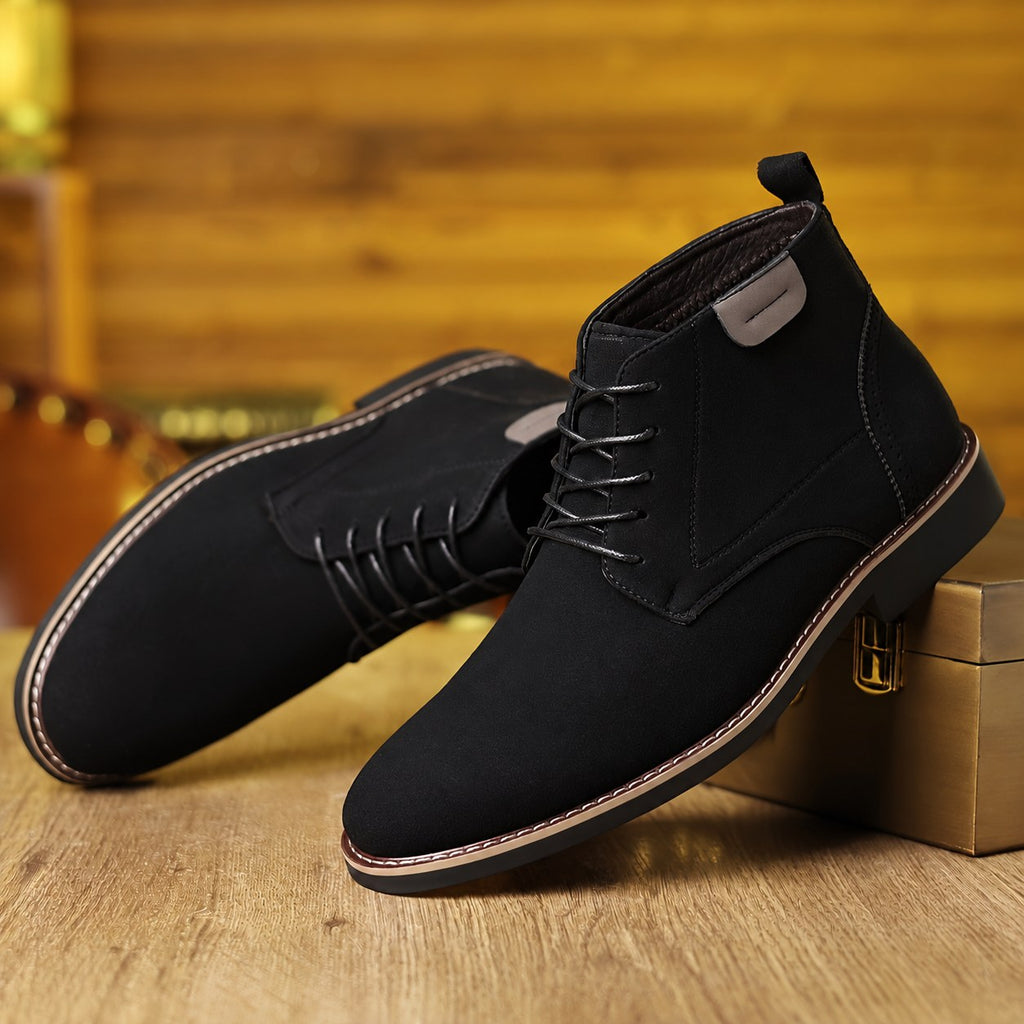 Alden | Refined Lace-Up Ankle Boots