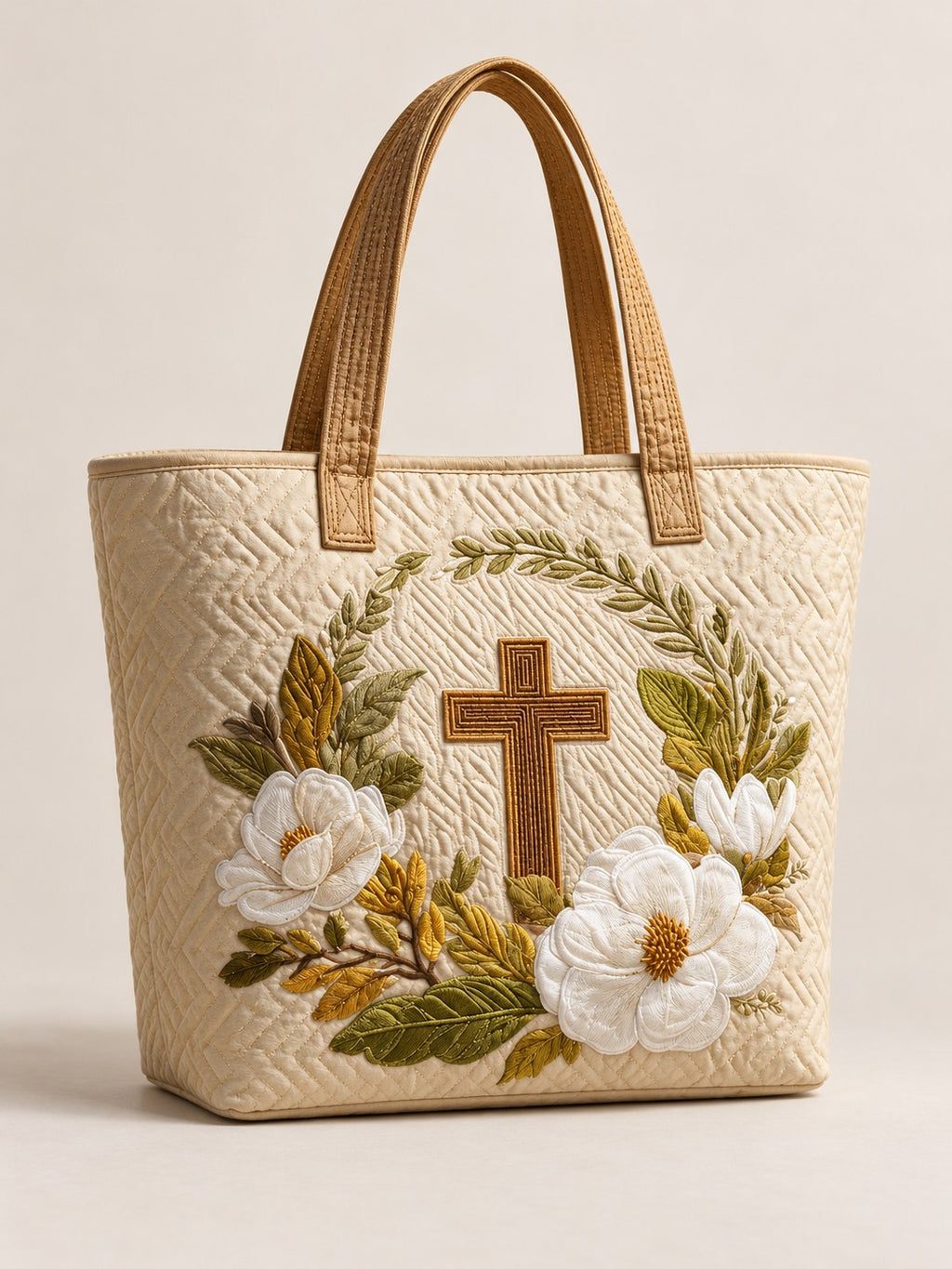 Alice | Elegant Cross Art Tote Bag