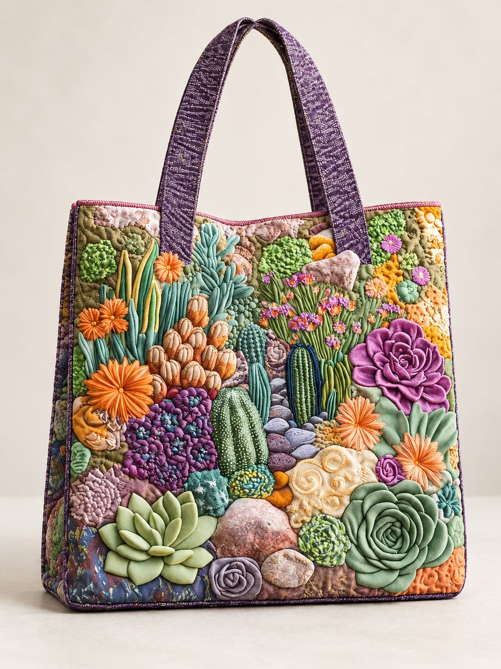 Angela | Stylish Floral Artistic Tote Bag
