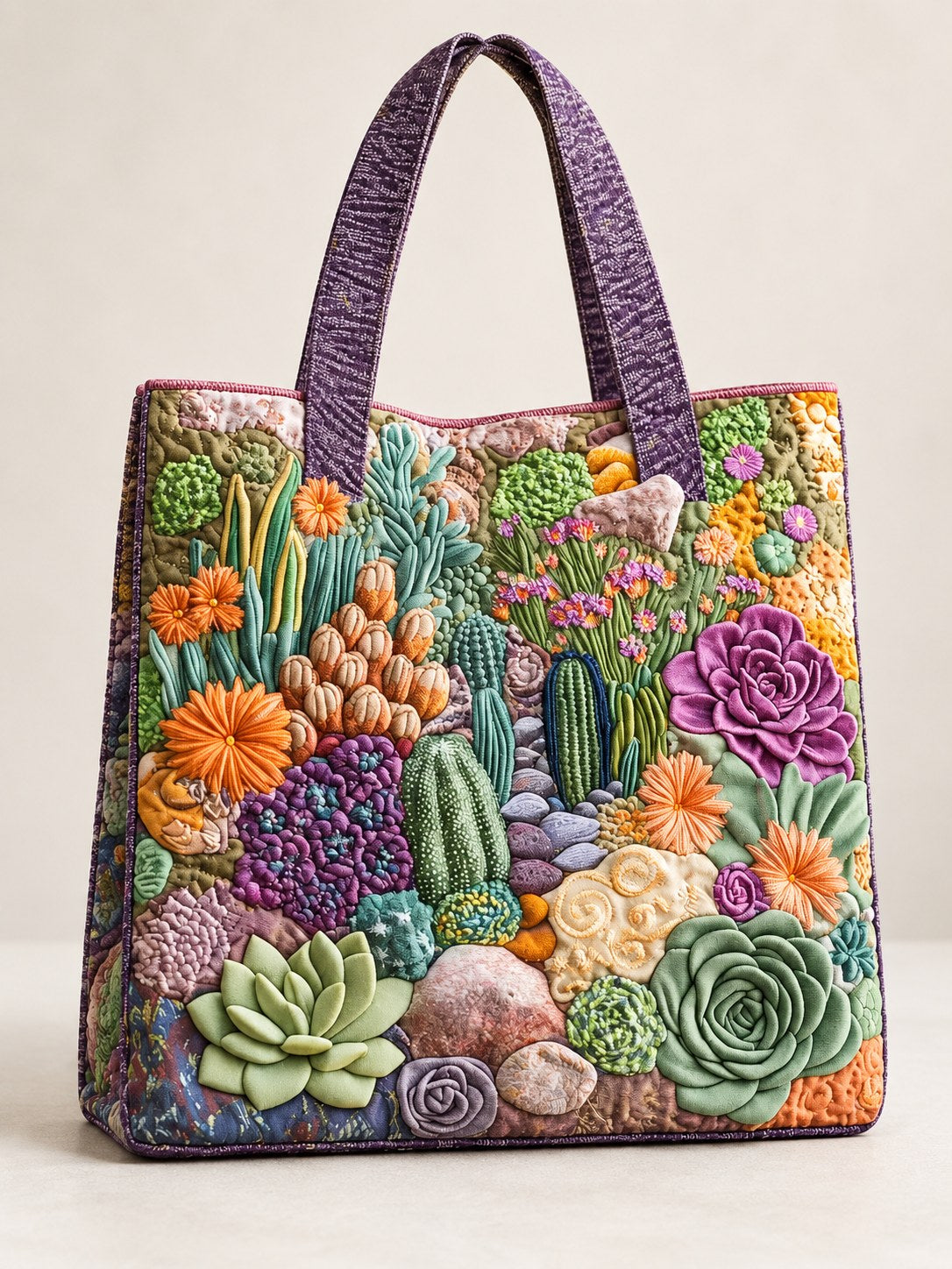 Angela | Stylish Floral Artistic Tote Bag
