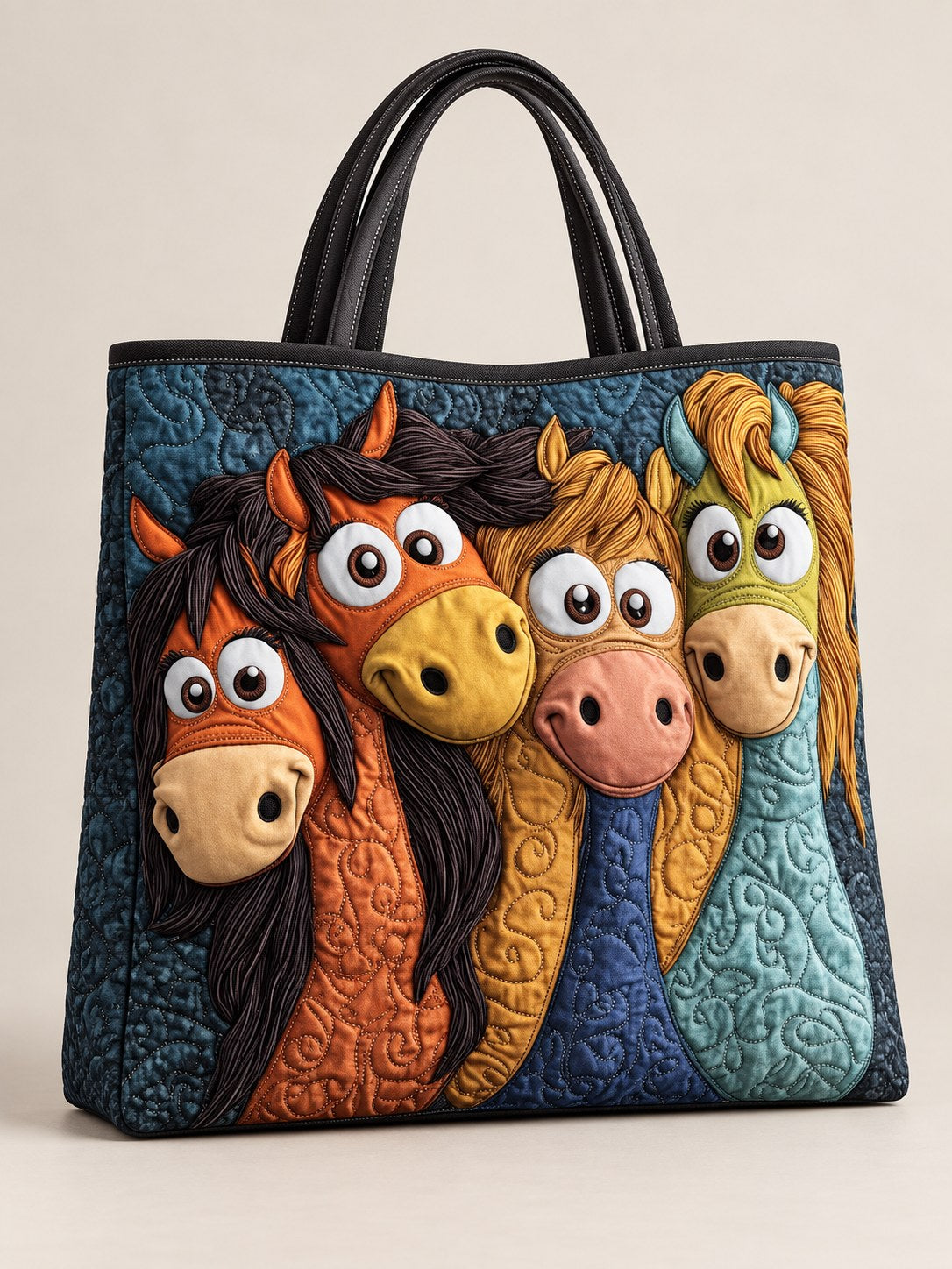 Anna | Stylish Multicolor Art Tote Bag Image