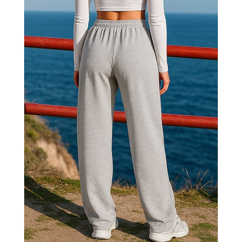 Marguerite Rose | Relaxed Wide-Leg Lounge Pants Image