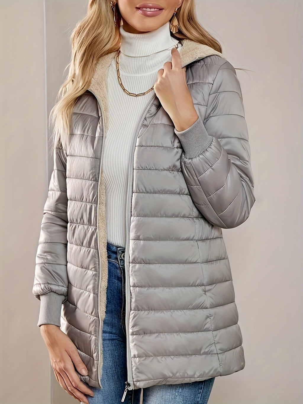 Isla | Quilted Longline Coat