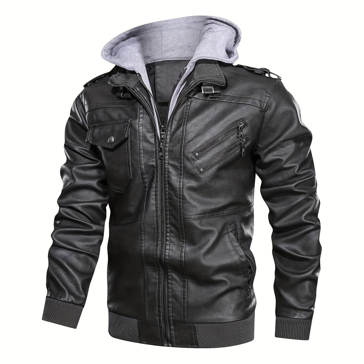 Maddox | Hooded Moto Jacket