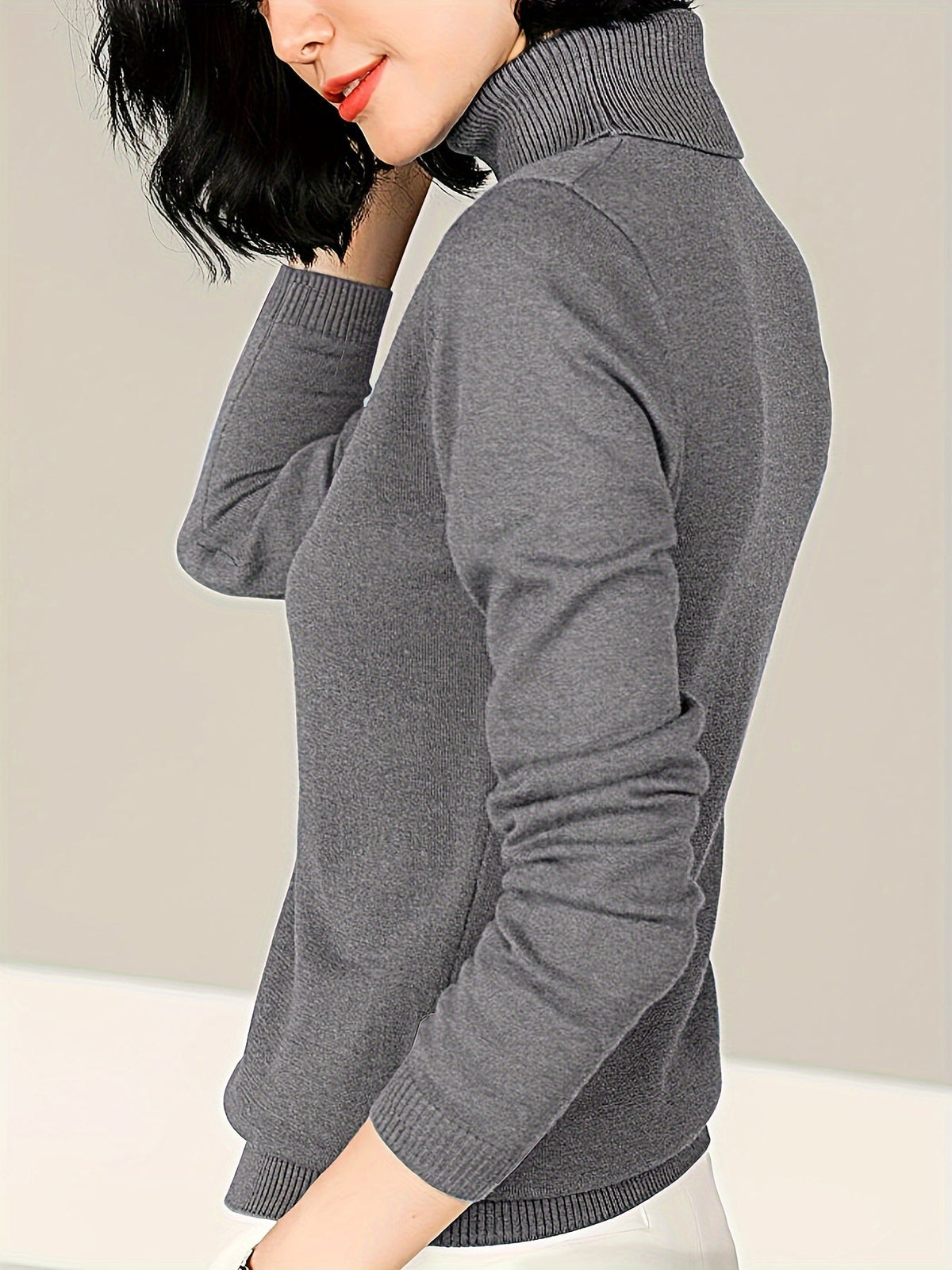 Maribel | Refined Mock Neck Sweater Image