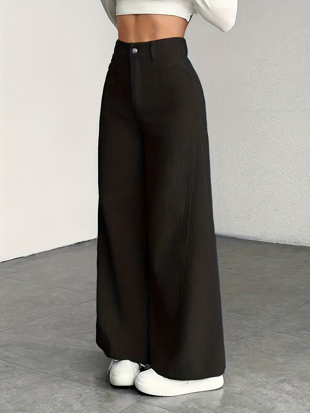 Kimberly | High-Waisted Wide-Leg Trousers