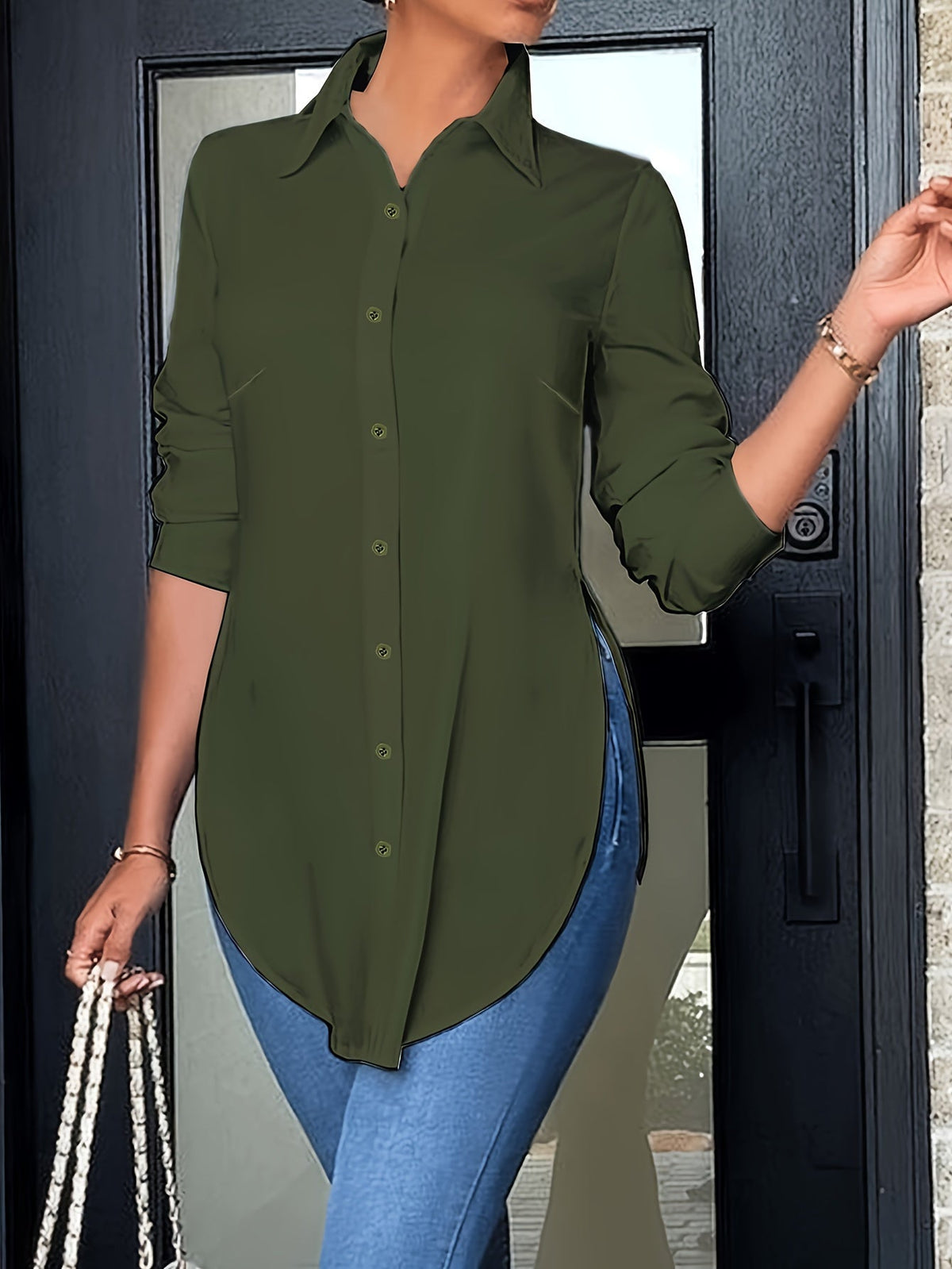 Quinn | Refined Button-Front Blouse Image