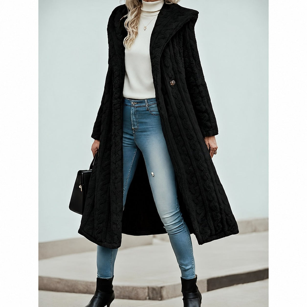 Georgina | Hooded Longline Coat