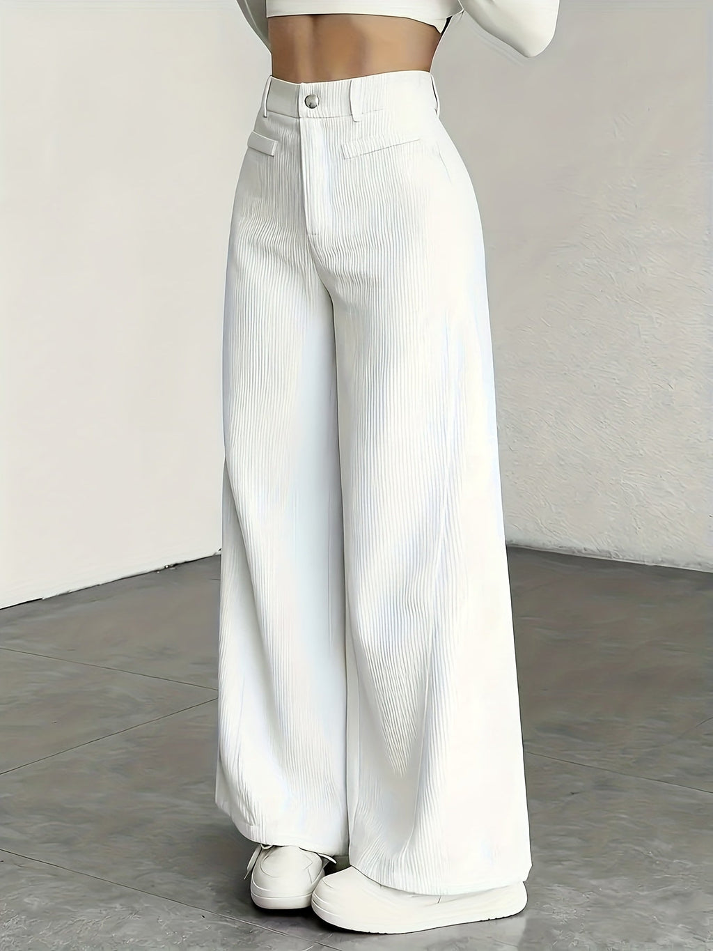 Kimberly | High-Waisted Wide-Leg Trousers