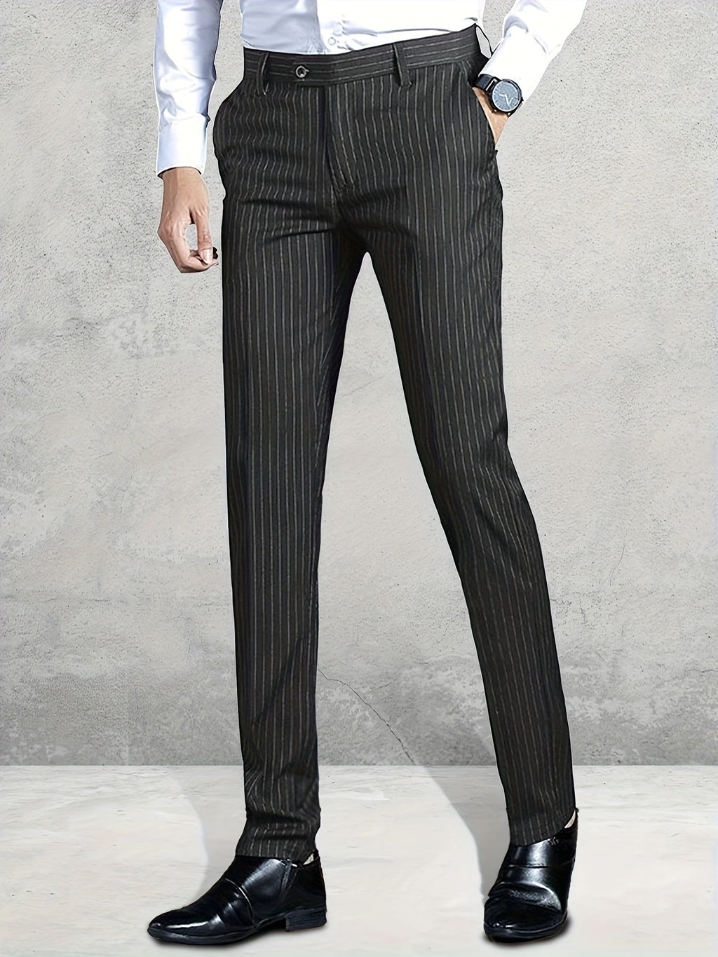 Wallace | Refined Slim-Fit Business Trousers