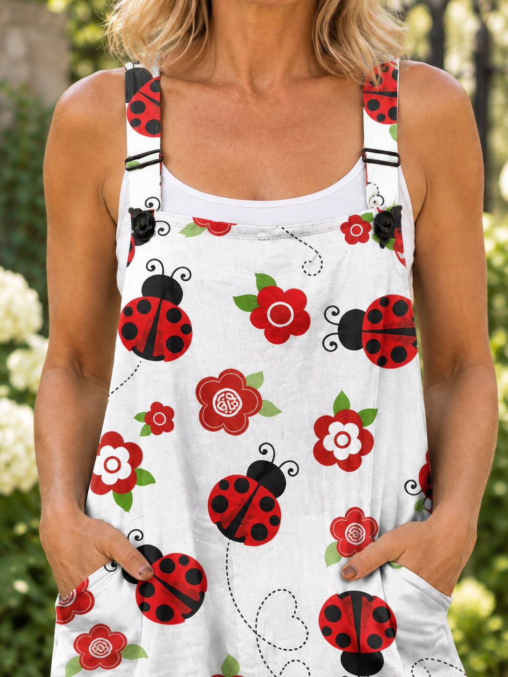Beatriz | Casual Patch Art Jumpsuit