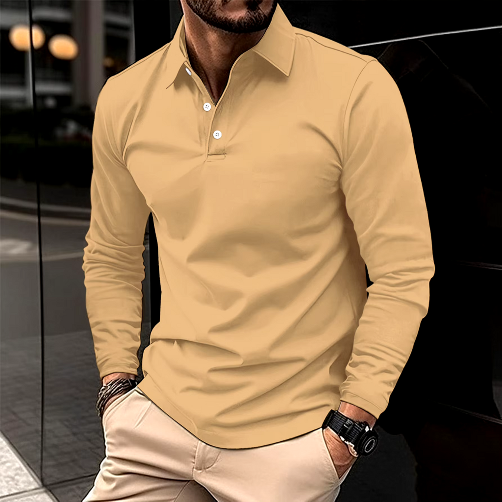 Luca | Smart Casual Long-Sleeved Polo