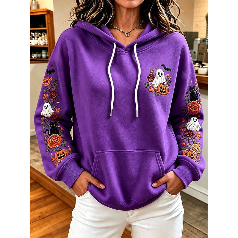 June | Cozy Halloween Hoodie Image
