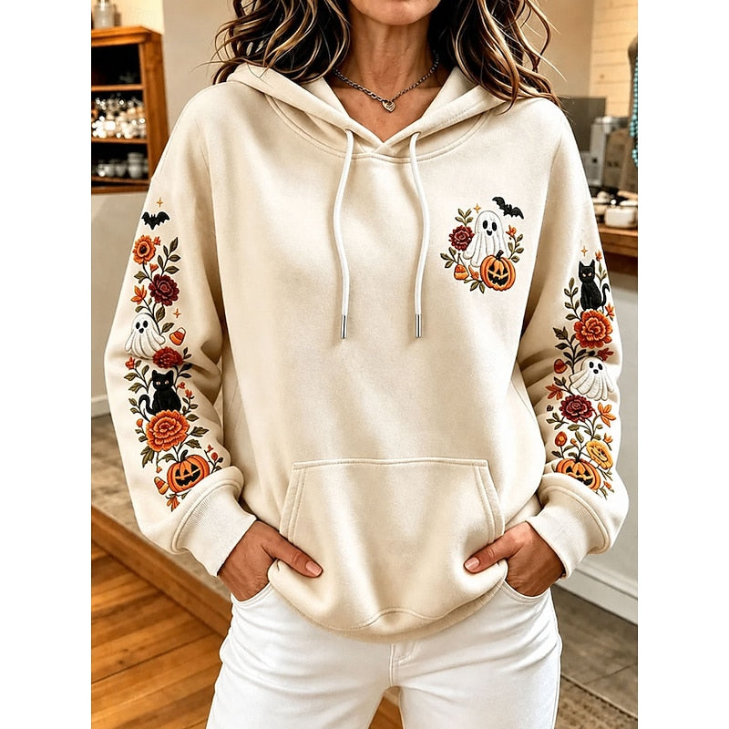 June | Cozy Halloween Hoodie Image