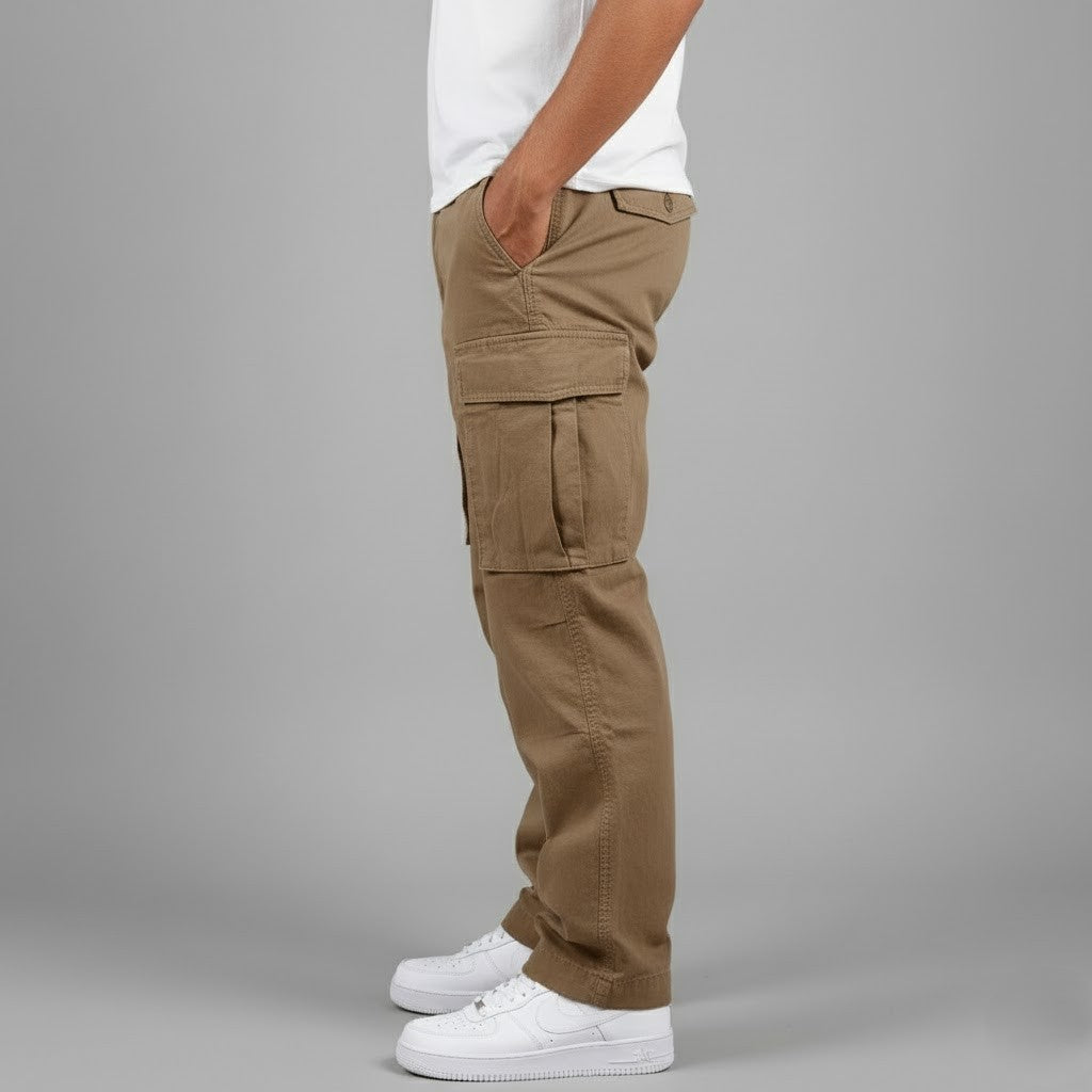Spencer | Relaxed Fit Cargo Pants with Side Pockets Image