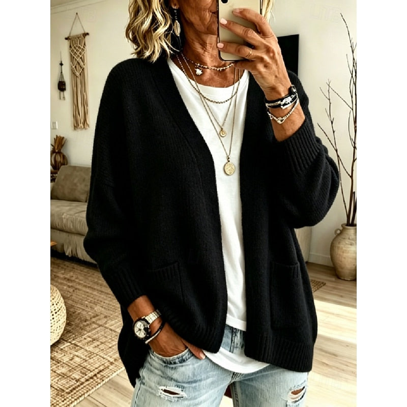 Iris | Relaxed Open-Front Cardigan Image