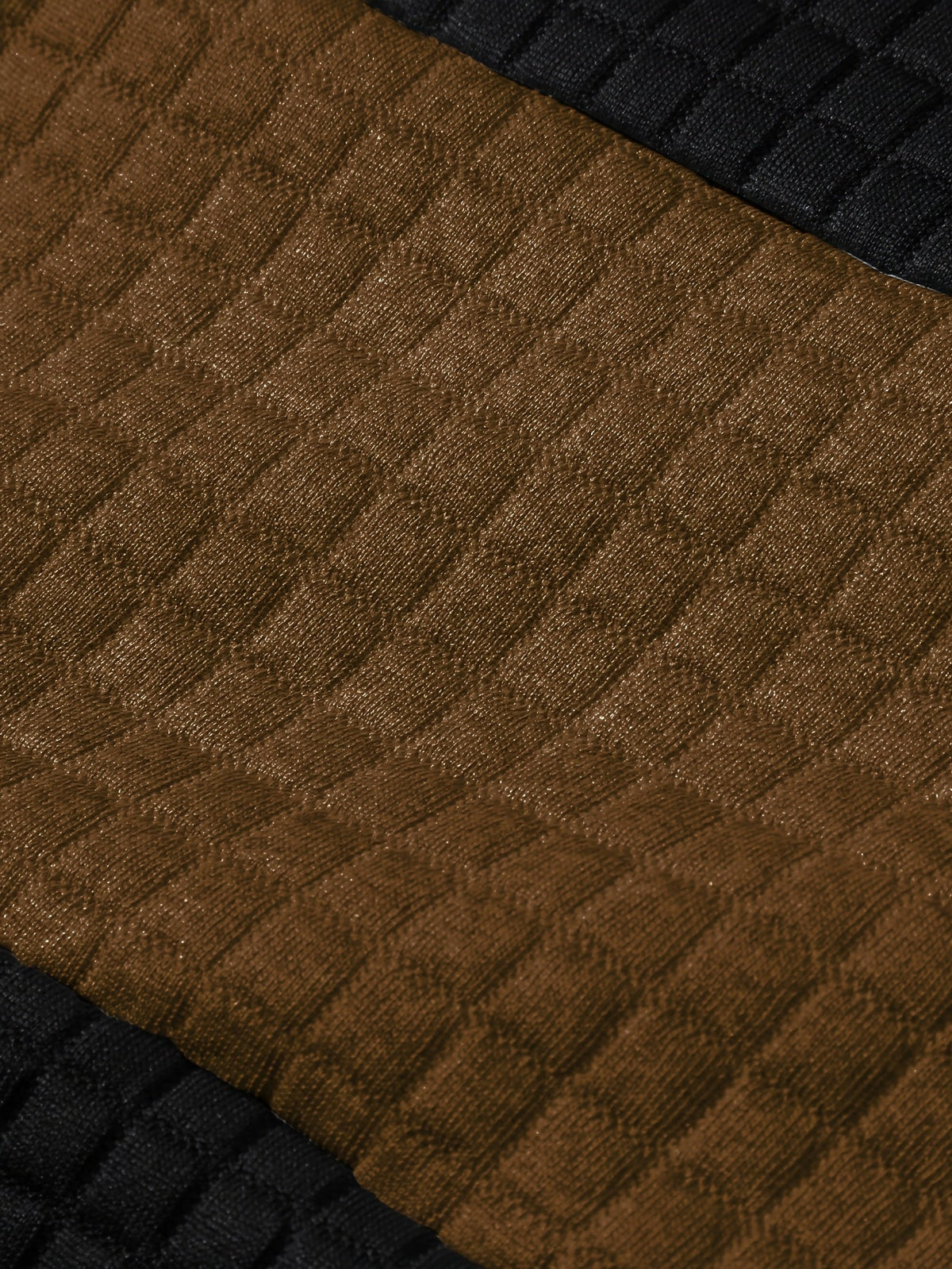 Hayes | Textured Colour-Block Hoodie