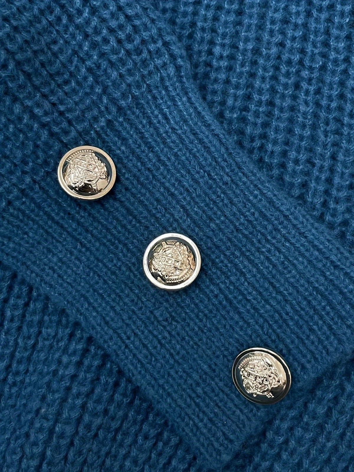 Deirdre | Button-Trim V-Neck Pullover Image