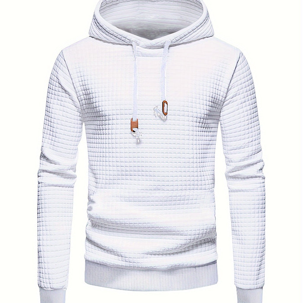 Garrison | Textured Hooded Pullover Hoodie