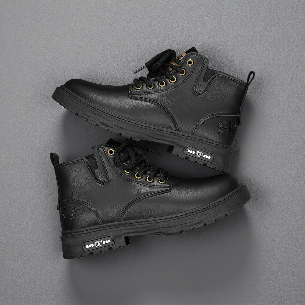 Archer | Rugged Lace-Up Ankle Boots