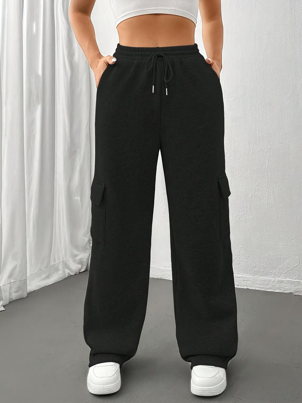 Ruth | Relaxed Cargo Sweatpants