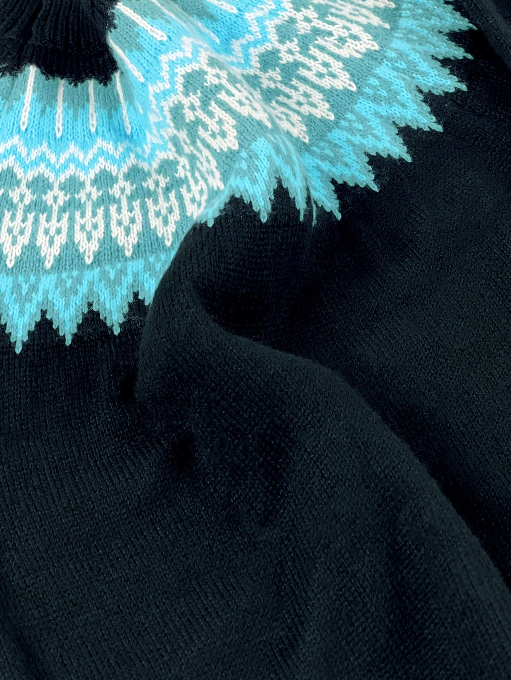 Brenna | Chunky Jacquard Round Neck Sweater