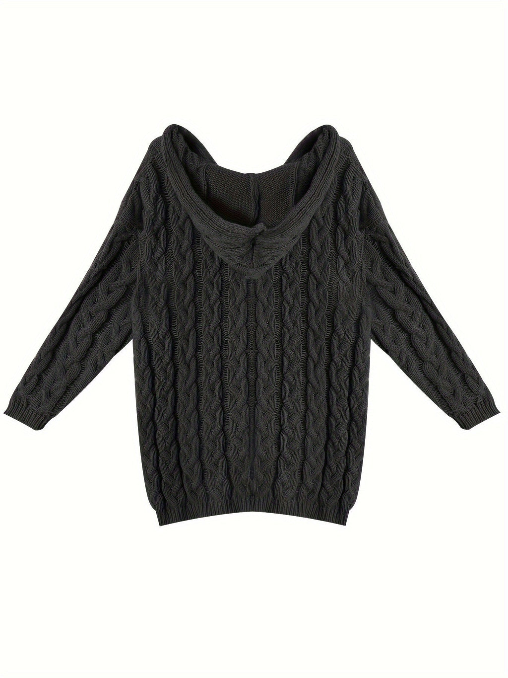 Florence | Relaxed Cable-Knit V-Neck Sweater