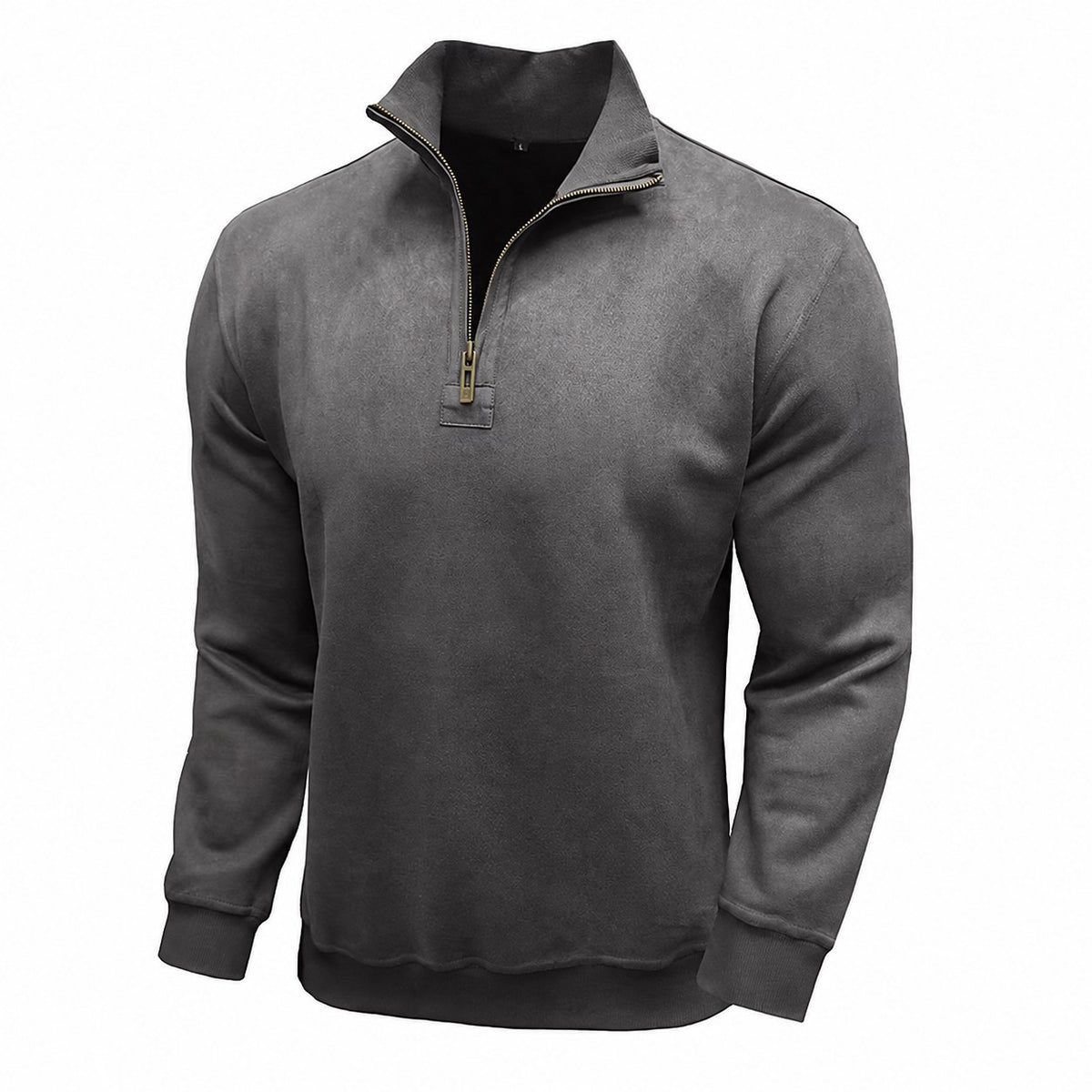 Caleb | Quarter-Zip Stand-Collar Sweatshirt