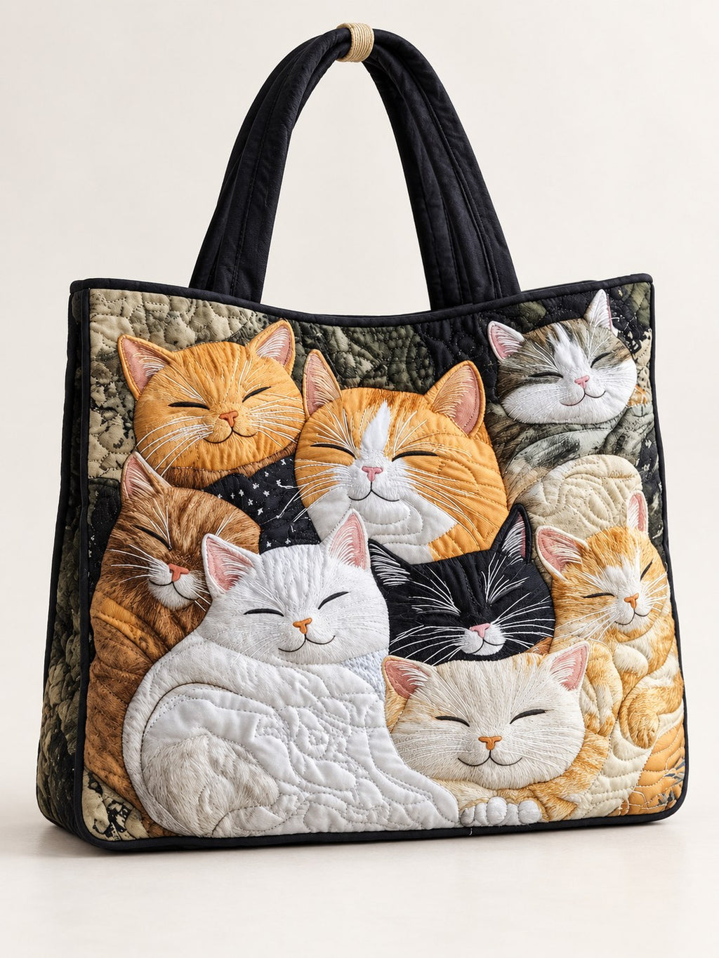 Cathy | Adorable Cat Art Tote Bag