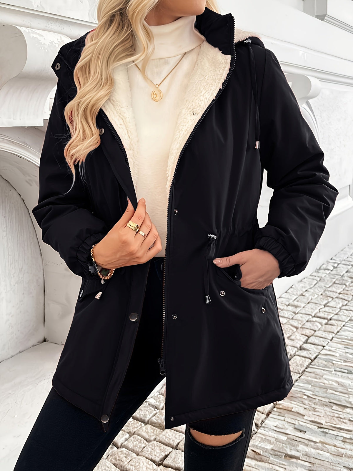 Aubrey | Cozy Hooded Jacket Image