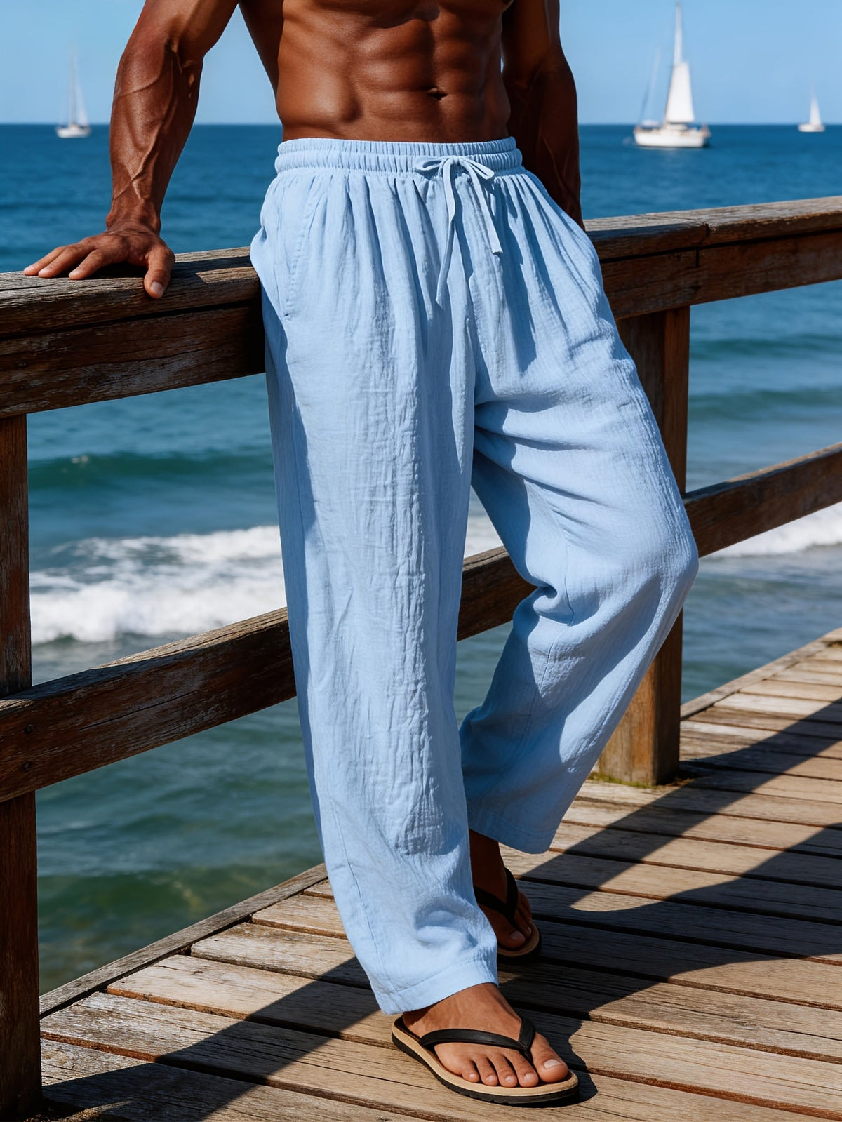 Gavin | Relaxed Drawstring Pants Image