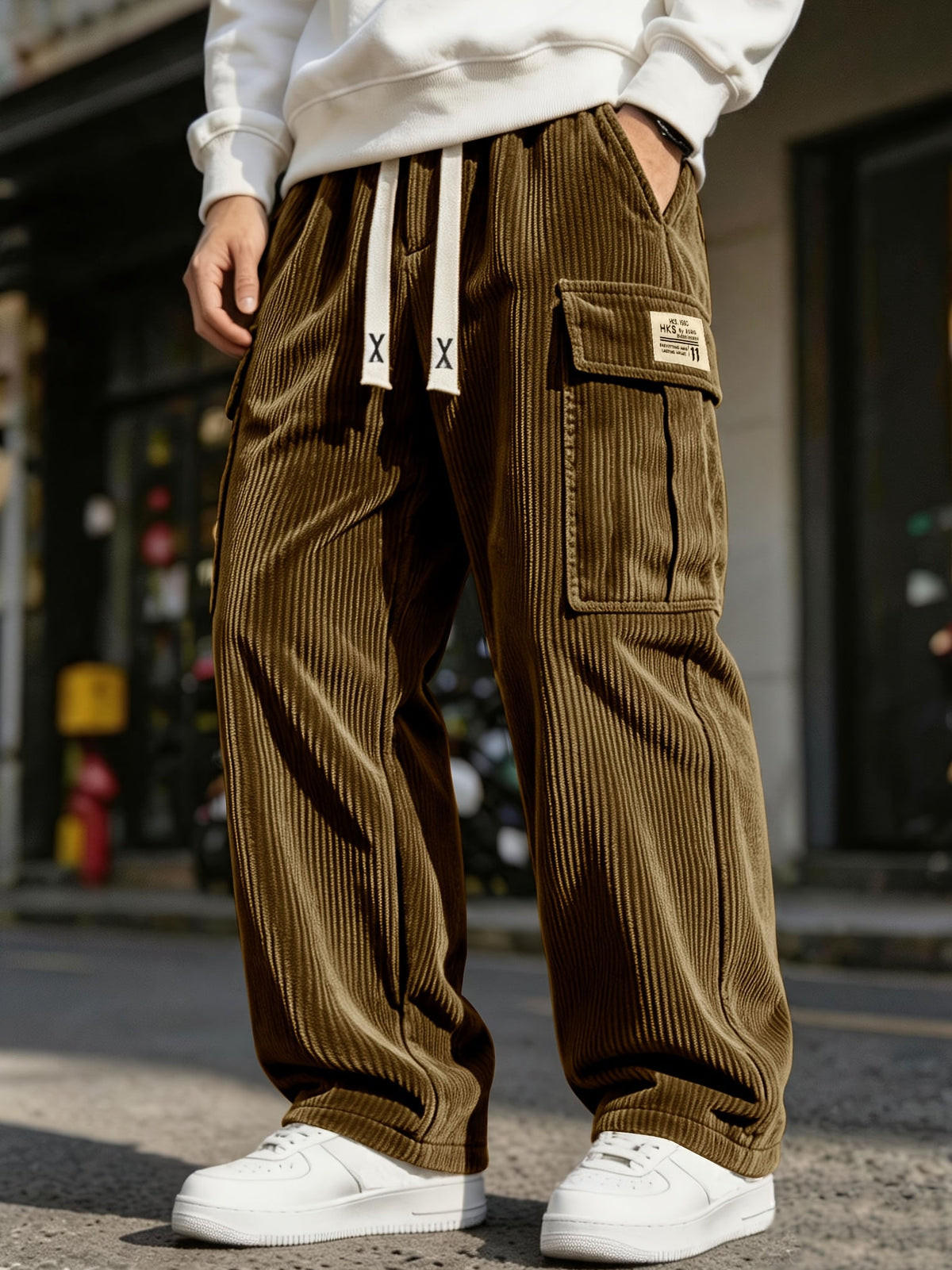 Roland | Relaxed Cargo Trousers Image