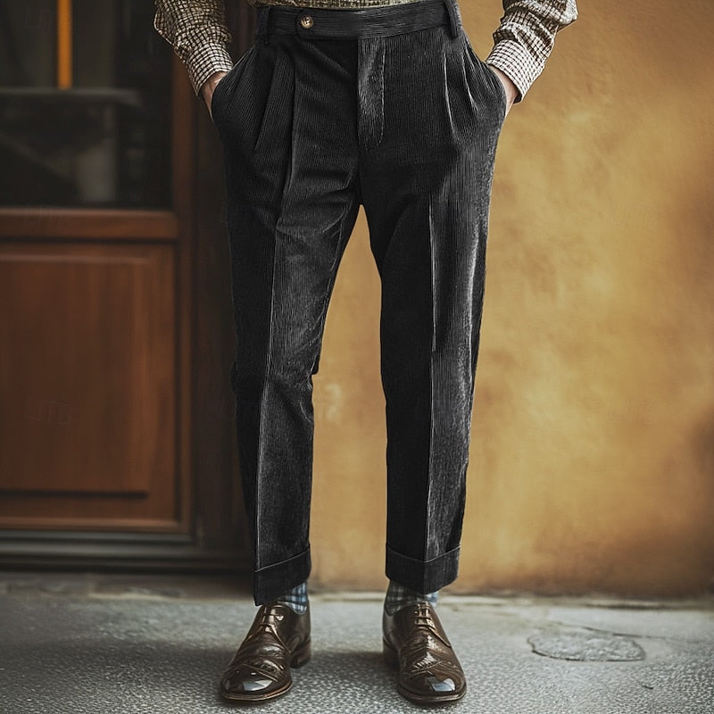 Merrick | Pleated Gurkha Trousers Image