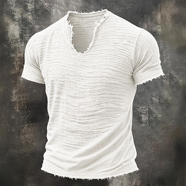 Wyatt | Rugged Notch-Neck T-Shirt Image