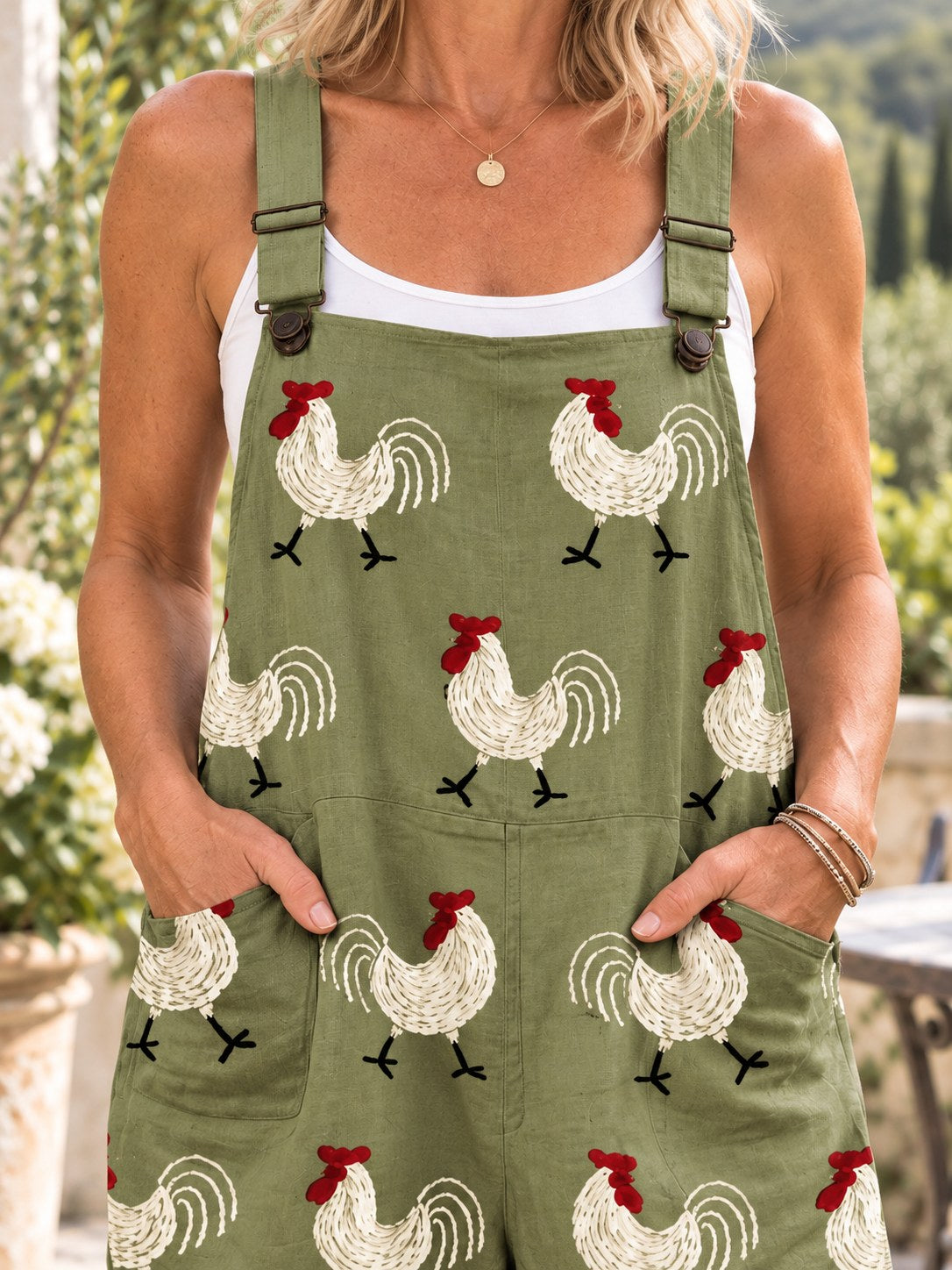 Clara | Comfortable Chick Art Jumpsuit Image