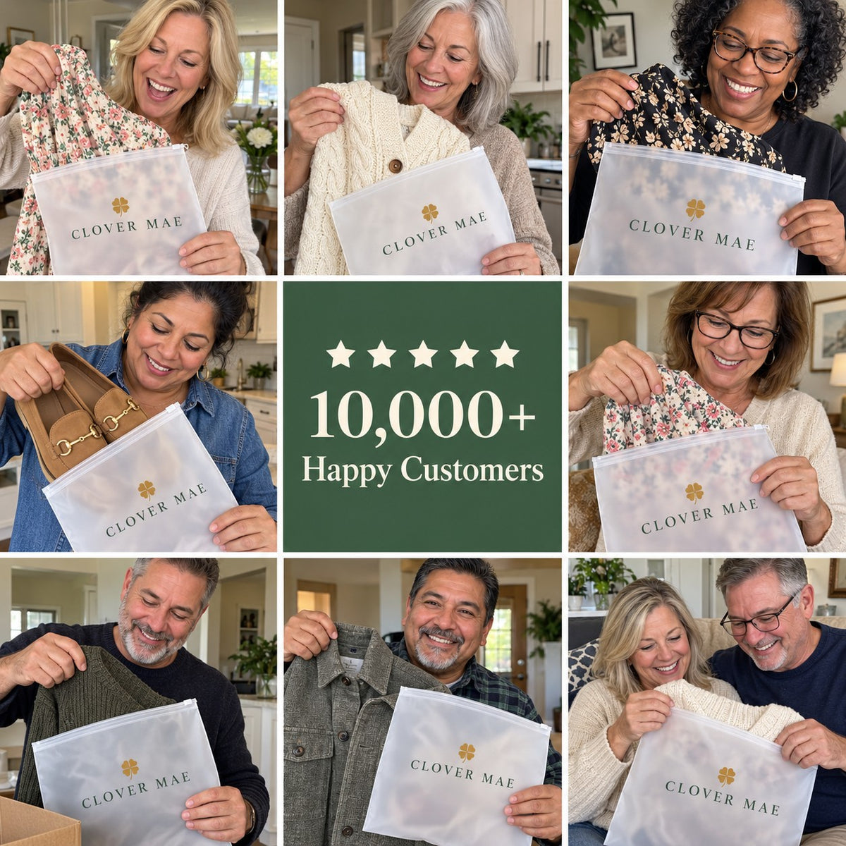 Happy Clover Mae customers unboxing their orders Image