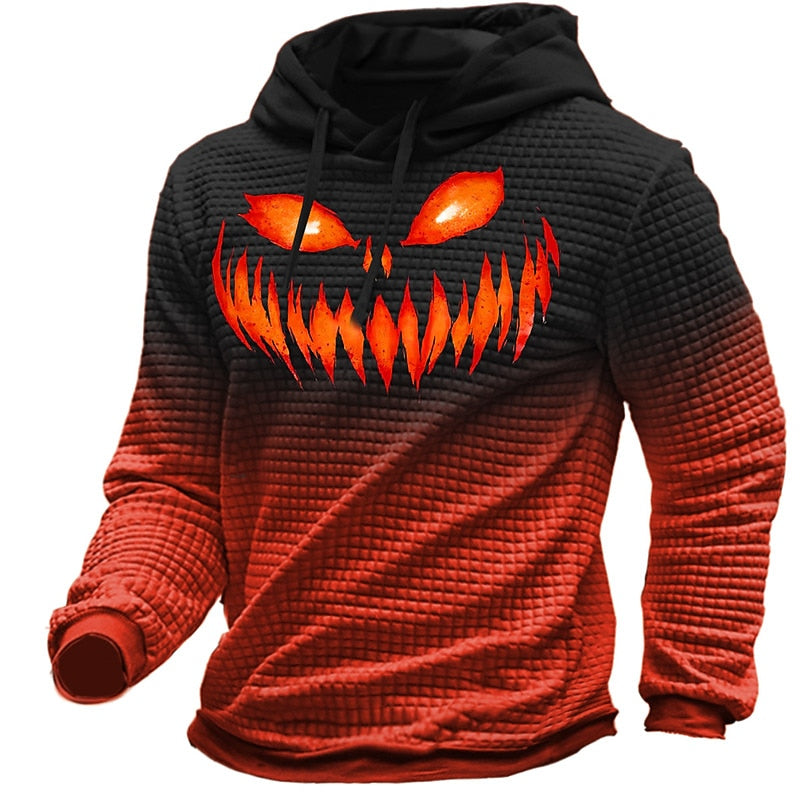 Harlan | Halloween Textured Graphic Hoodie Image